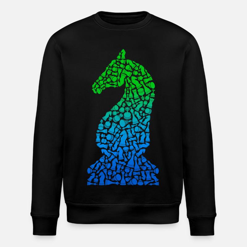 Pièces d’échecs Jeu d’échecs Joueur d’échecs - Sweat bio ROLLER Stanley/Stella Unisexe - noir