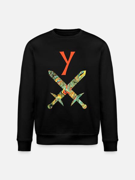 Épées croisées E 200 y - Sweat bio ROLLER Stanley/Stella Unisexe - noir