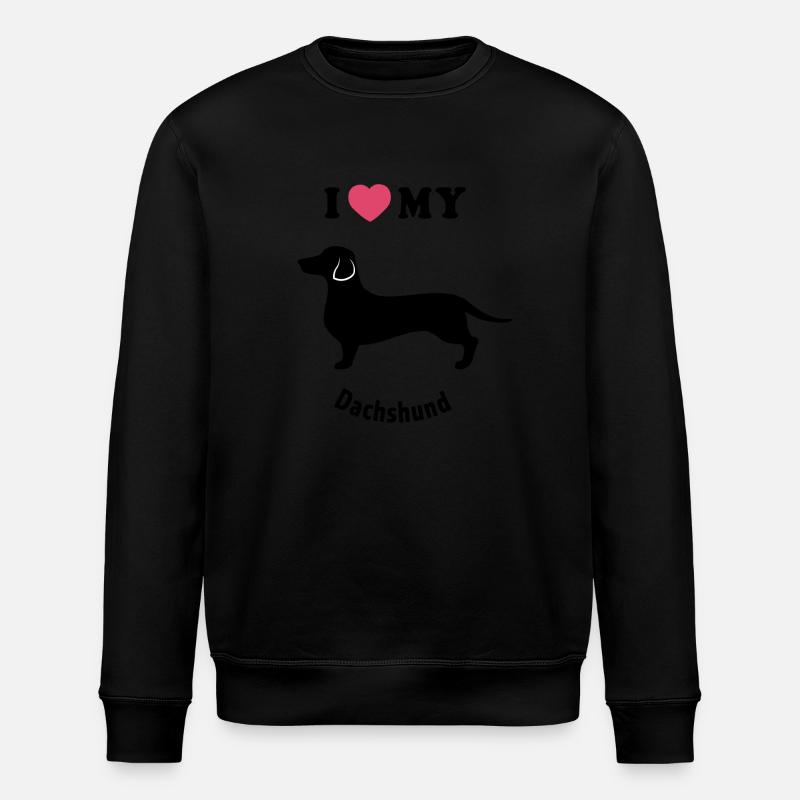 J’adore mon teckel - Sweat bio ROLLER Stanley/Stella Unisexe - noir