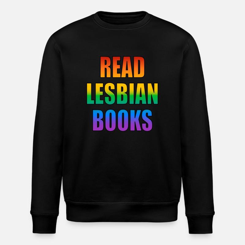 Lire des livres lesbiens - Sweat bio ROLLER Stanley/Stella Unisexe - noir