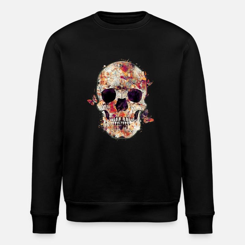 skull-and-butterfly - Sweat bio ROLLER Stanley/Stella Unisexe - noir