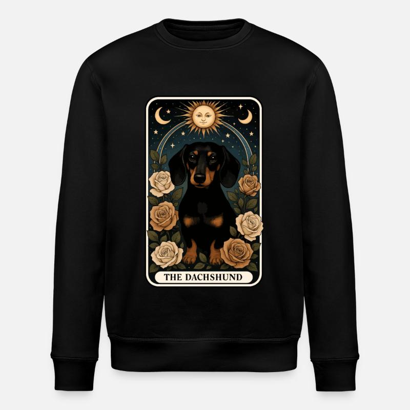 Dackel - Stanley/Stella Unisex Bio-Sweatshirt ROLLER - Schwarz