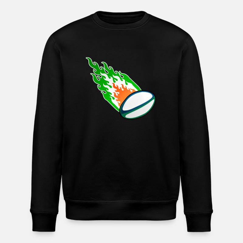 Rugby Fireball Irlande - Sweat bio ROLLER Stanley/Stella Unisexe - noir