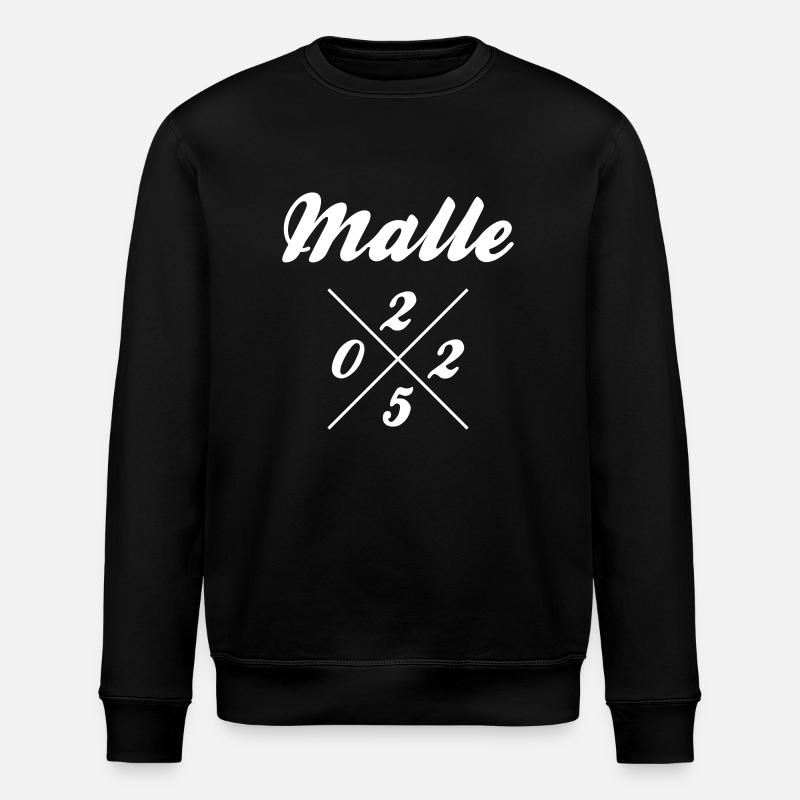 Malle 2025 Urlaub - Stanley/Stella Unisex Bio-Sweatshirt ROLLER - Schwarz