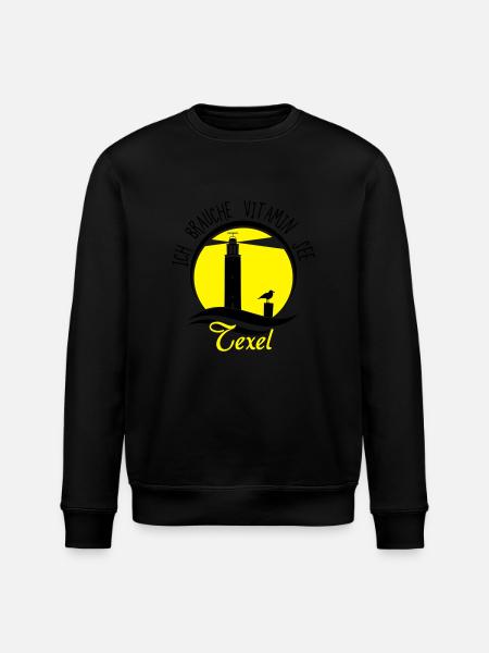 Vitamin See Texel_Leuchtt - Stanley/Stella Unisex Bio-Sweatshirt ROLLER - Schwarz