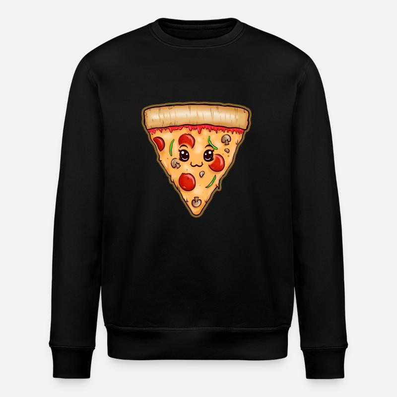 Lovely Pizza - Stanley/Stella Unisex Bio-Sweatshirt ROLLER - Schwarz