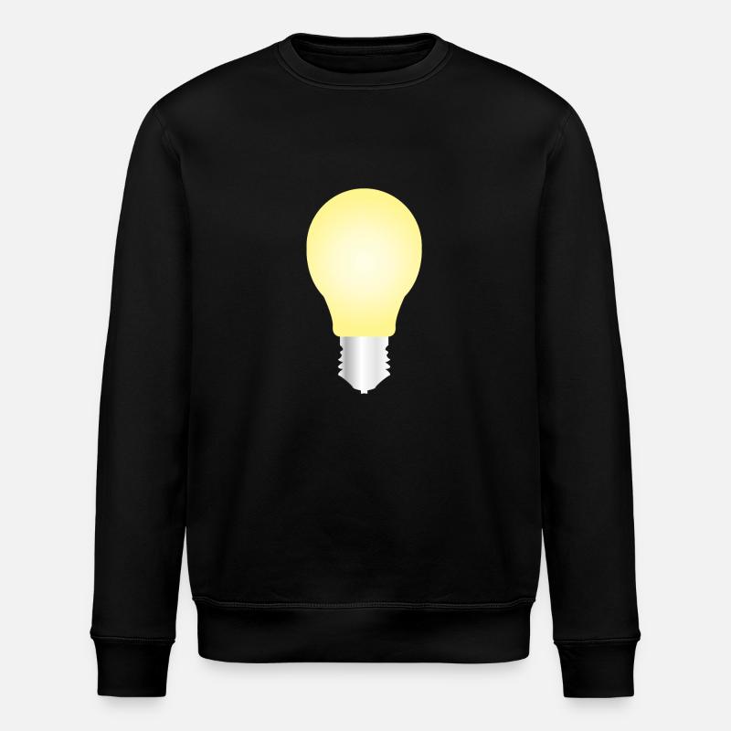 light bulb - Stanley/Stella ROLLER Unisex Organic Sweatshirt - black