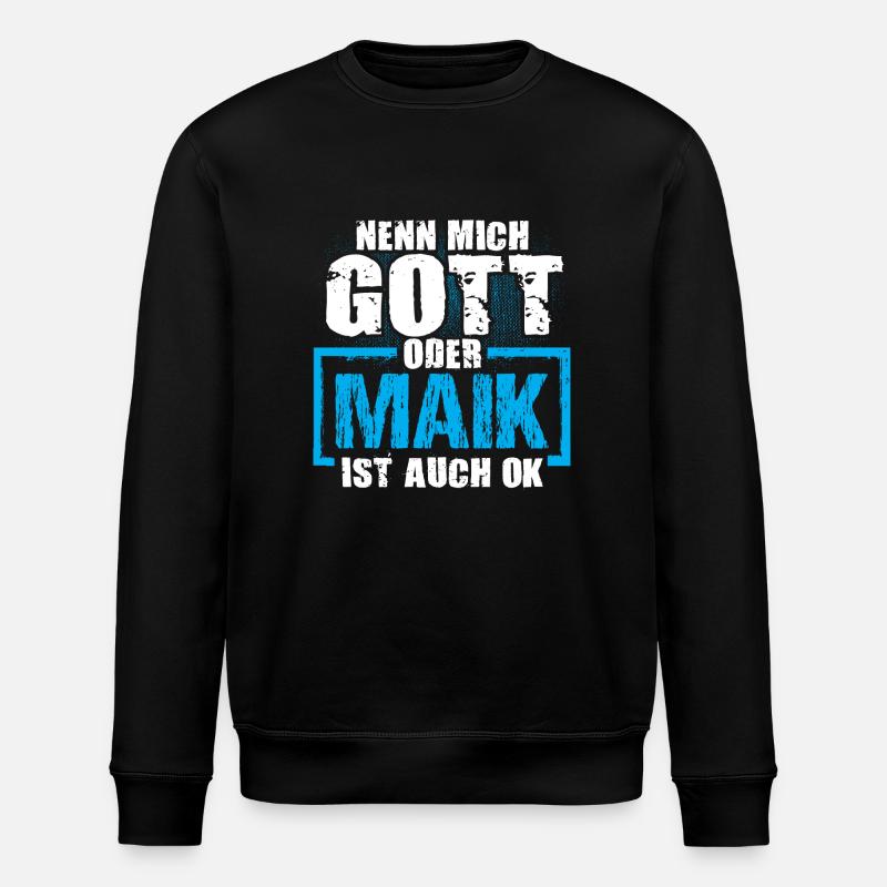 MAIK - ok - Stanley/Stella Unisex Bio-Sweatshirt ROLLER - Schwarz
