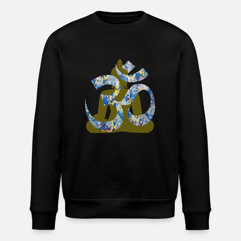 om avec buddha e 205 - Sweat bio ROLLER Stanley/Stella Unisexe - noir