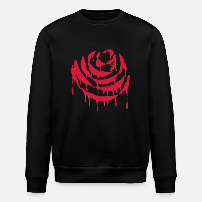 rose - Stanley/Stella Unisex Bio-Sweatshirt ROLLER - Schwarz