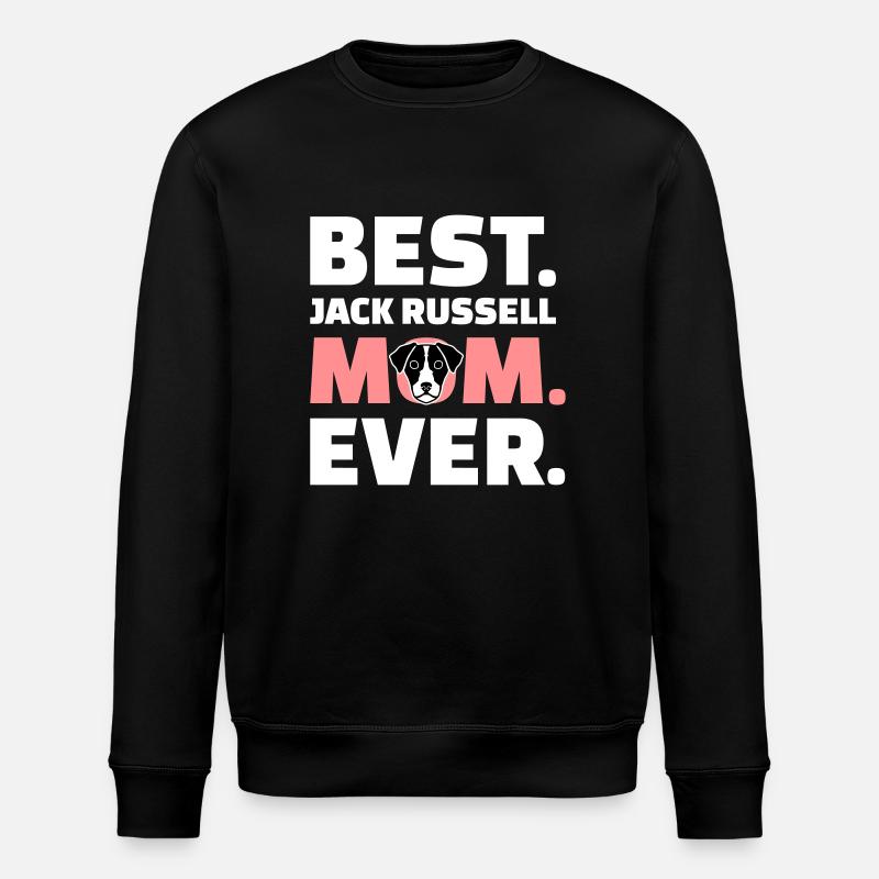 Jack Russell Terrier - Stanley/Stella ROLLER Unisex Organic Sweatshirt - black