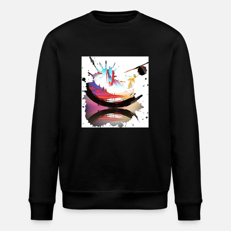 Éclabousser - Sweat bio ROLLER Stanley/Stella Unisexe - noir