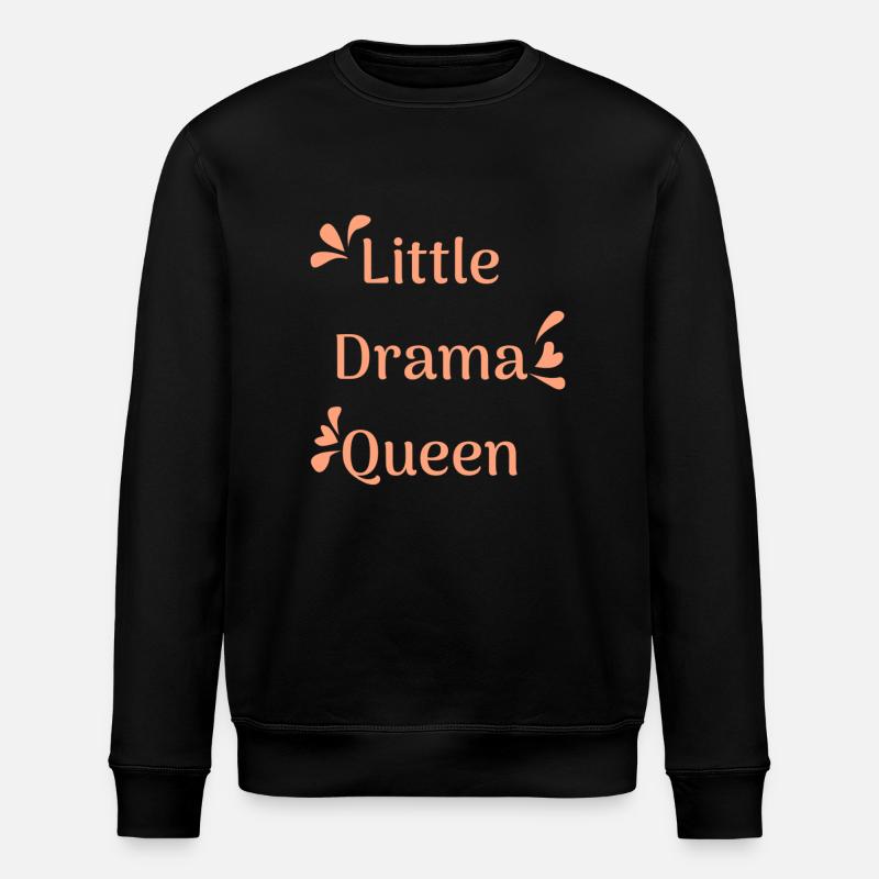 Little Dramq Queen - Stanley/Stella Unisex Bio-Sweatshirt ROLLER - Schwarz