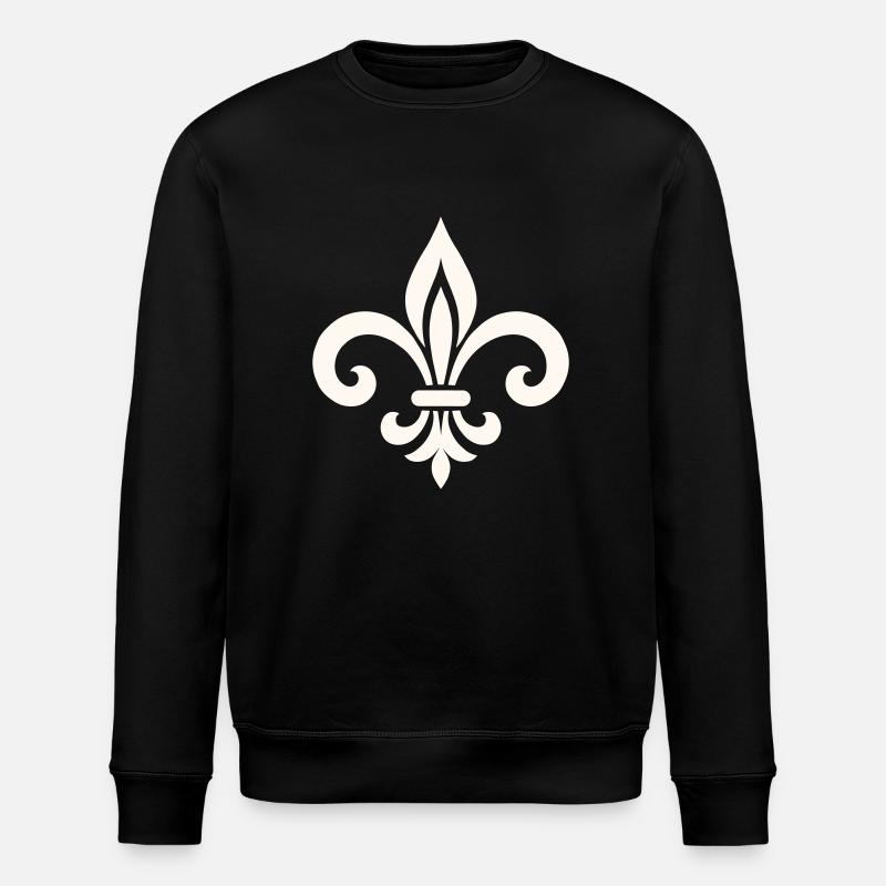 Fleur de Lis - Stanley/Stella Unisex Bio-Sweatshirt ROLLER - Schwarz