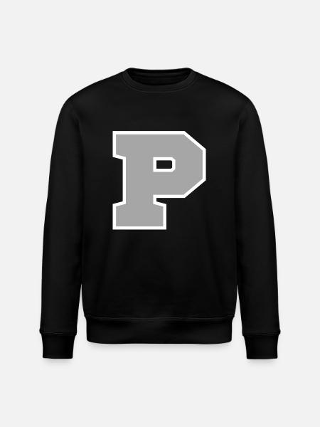 Letter p sport - Stanley/Stella ROLLER Unisex Organic Sweatshirt - black