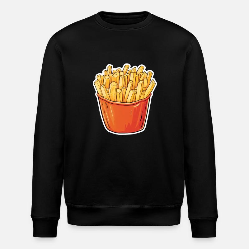 Chips - Stanley/Stella ROLLER Unisex Organic Sweatshirt - black
