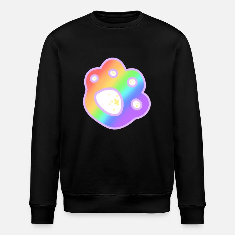 Pride Paw - Stanley/Stella Unisex Bio-Sweatshirt ROLLER - Schwarz