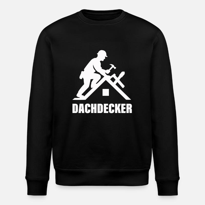 dachdecker - Stanley/Stella Unisex Bio-Sweatshirt ROLLER - Schwarz