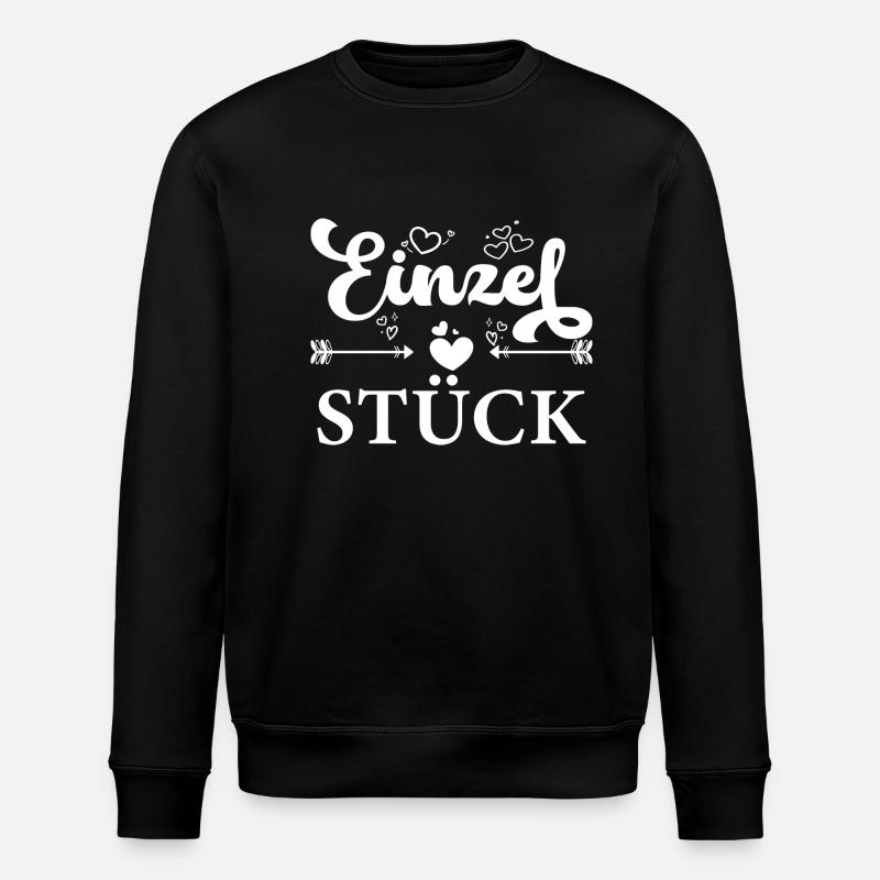 Einzelstück - Stanley/Stella Unisex Bio-Sweatshirt ROLLER - Schwarz