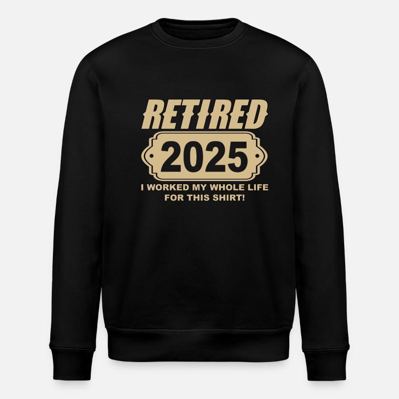 Retired 2025 - Finally Retired - Stanley/Stella ROLLER Unisex Organic Sweatshirt - black
