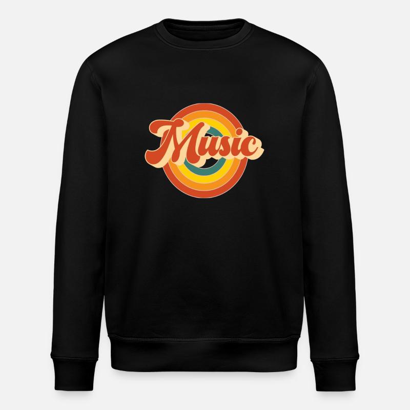 Musique - Sweat bio ROLLER Stanley/Stella Unisexe - noir