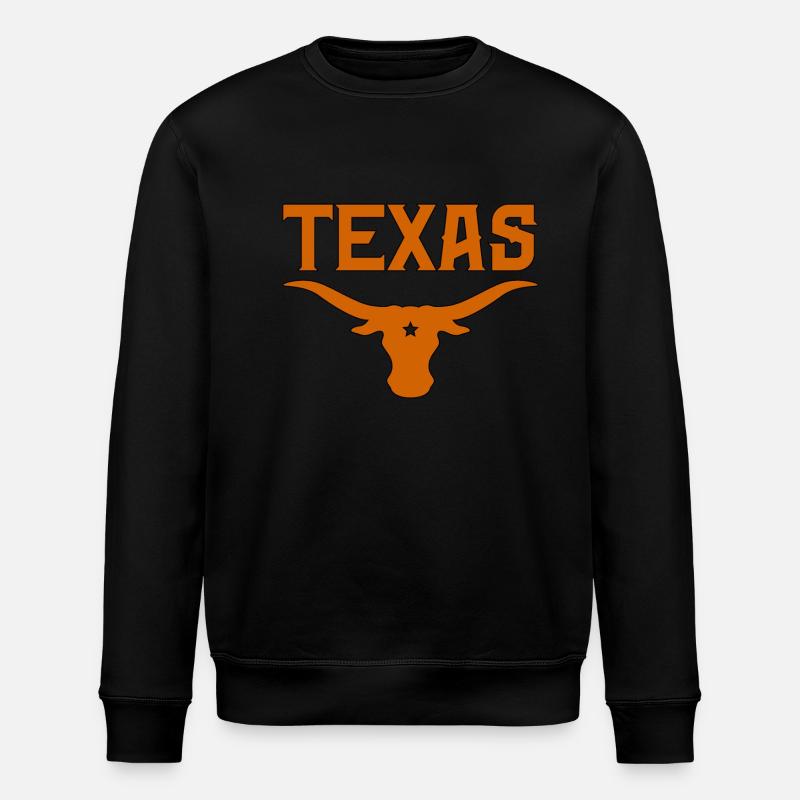 Texas - Stanley/Stella ROLLER Unisex Organic Sweatshirt - black
