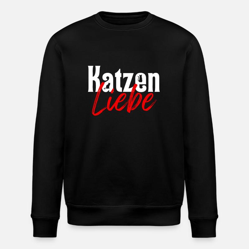 L’amour des chats - Sweat bio ROLLER Stanley/Stella Unisexe - noir