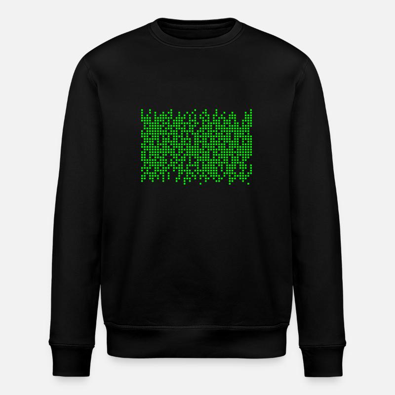 Daten Dots - Stanley/Stella Unisex Bio-Sweatshirt ROLLER - Schwarz