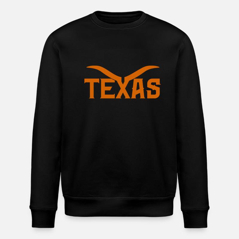 Texas - Stanley/Stella ROLLER Unisex Organic Sweatshirt - black