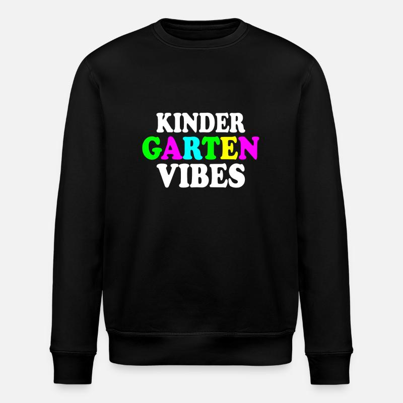 kindergarten vibes - Stanley/Stella Unisex Bio-Sweatshirt ROLLER - Schwarz