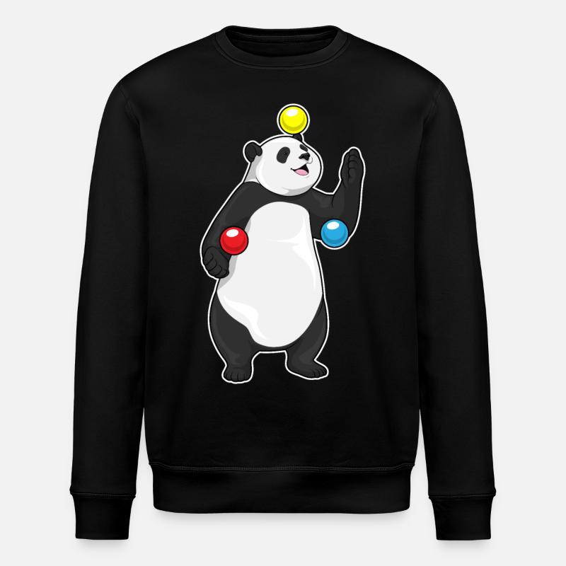 Panda Juggler Jonglerie - Sweat bio ROLLER Stanley/Stella Unisexe - noir