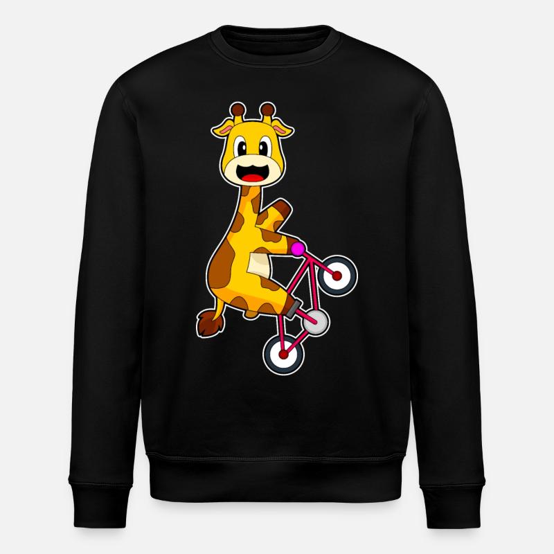 Vélo girafe - Sweat bio ROLLER Stanley/Stella Unisexe - noir