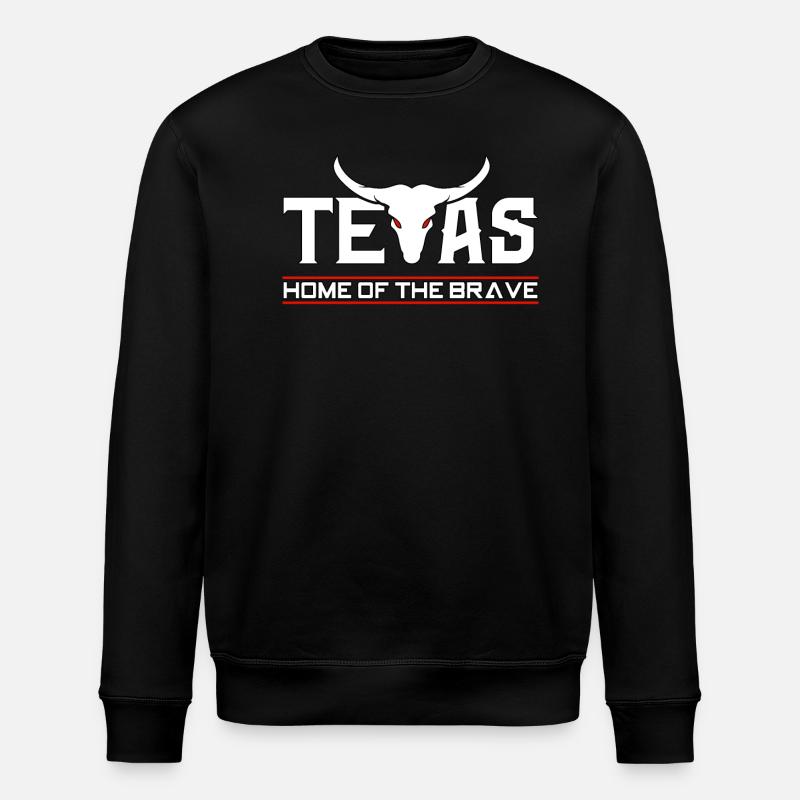 Texas - Sweat bio ROLLER Stanley/Stella Unisexe - noir