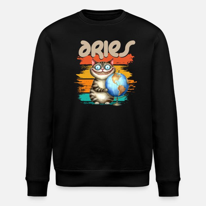 Zodiaque - Sternzeichen - Bélier - Widder - Sweat bio ROLLER Stanley/Stella Unisexe - noir