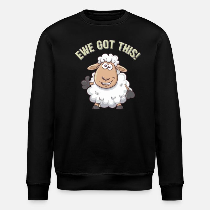 Ewe a compris ça - Sweat bio ROLLER Stanley/Stella Unisexe - noir