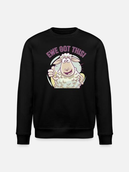 Ewe Got This - Stanley/Stella ROLLER Unisex Organic Sweatshirt - black