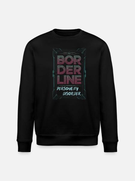 Borderline - Stanley/Stella Unisex Bio-Sweatshirt ROLLER - Schwarz