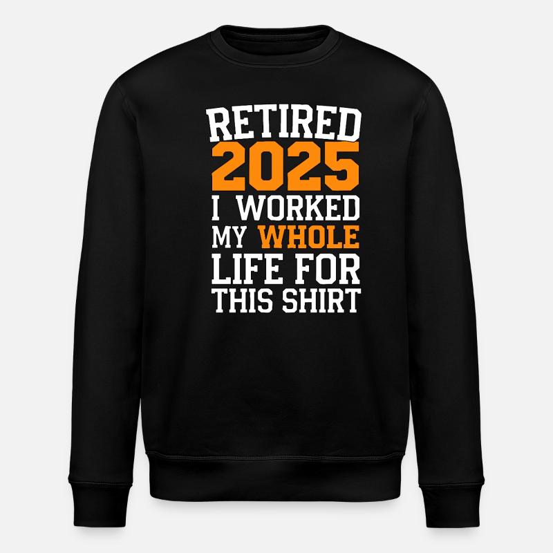 Retired 2025 - Finally Retired - Stanley/Stella ROLLER Unisex Organic Sweatshirt - black
