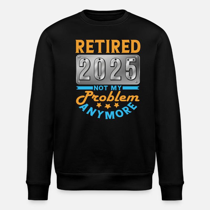 Retired 2025 - Finally Retired - Stanley/Stella ROLLER Unisex Organic Sweatshirt - black