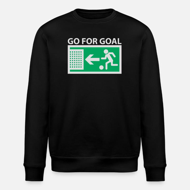 Go for Goal - Stanley/Stella Unisex Bio-Sweatshirt ROLLER - Schwarz