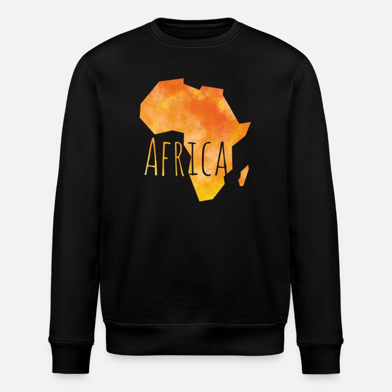 africa - Stanley/Stella Unisex Bio-Sweatshirt ROLLER - Schwarz