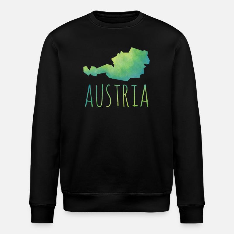austria - Stanley/Stella Unisex Bio-Sweatshirt ROLLER - Schwarz