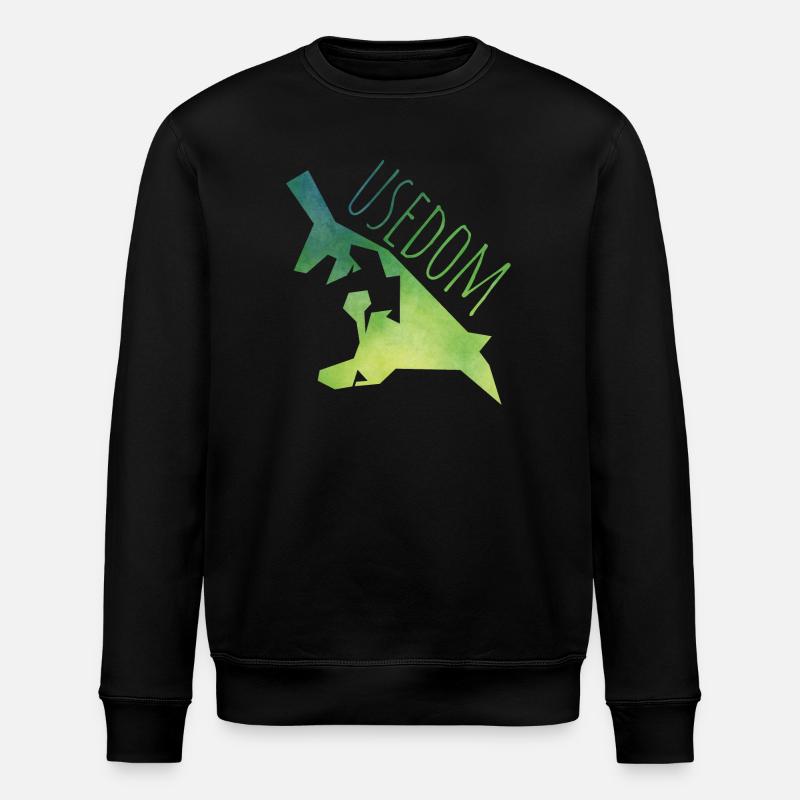 usedom - Sweat bio ROLLER Stanley/Stella Unisexe - noir