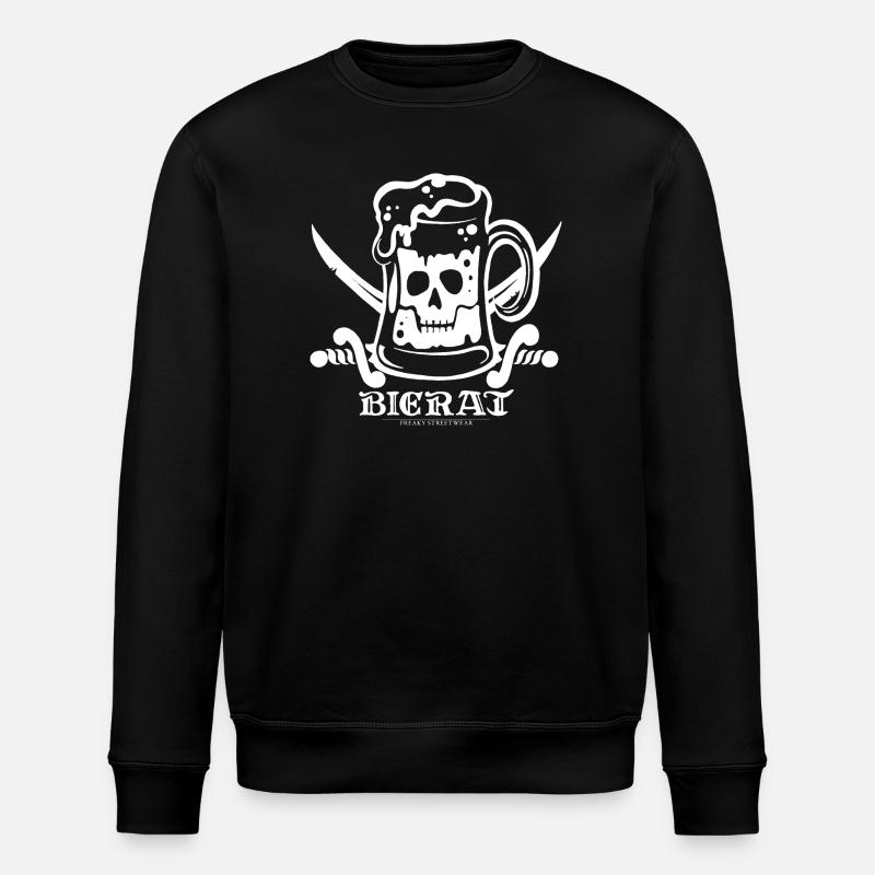 Bierat - white - Stanley/Stella Unisex Bio-Sweatshirt ROLLER - Schwarz