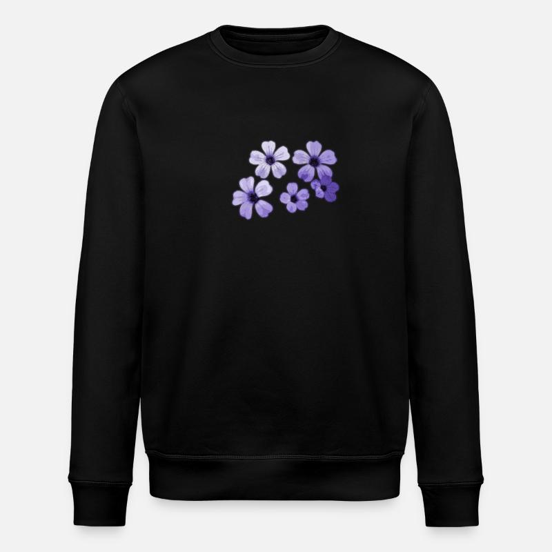 Fleurs - Sweat bio ROLLER Stanley/Stella Unisexe - noir