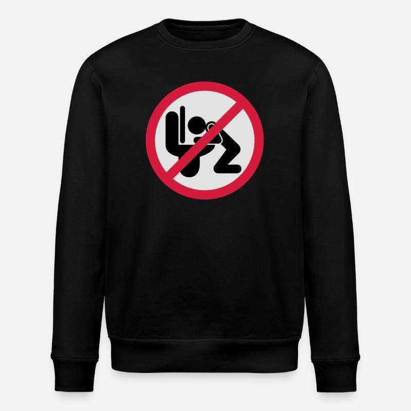 Kotzen verboten - Stanley/Stella Unisex Bio-Sweatshirt ROLLER - Schwarz
