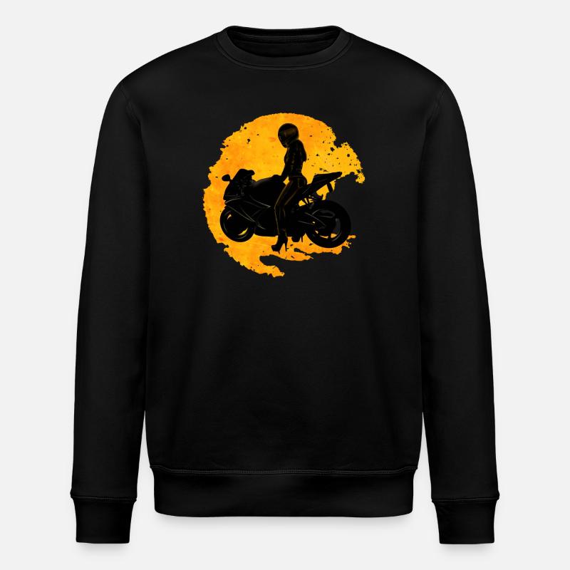 Motorcycle - Sweat bio ROLLER Stanley/Stella Unisexe - noir