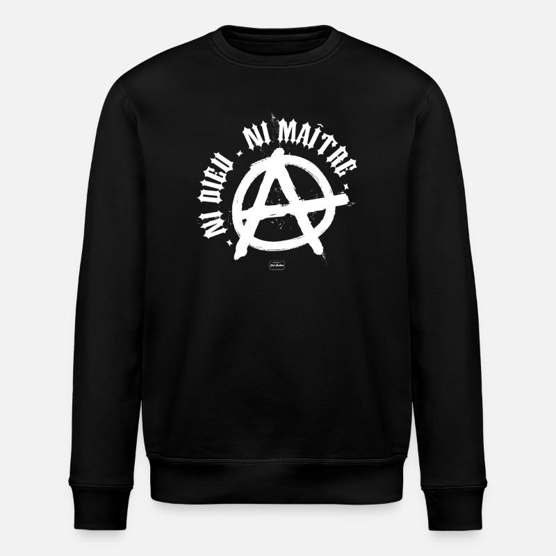 Weder Gott noch Meister - Stanley/Stella Unisex Bio-Sweatshirt ROLLER - Schwarz