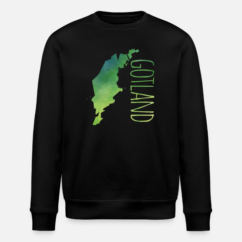 Gotland - Stanley/Stella Unisex Bio-Sweatshirt ROLLER - Schwarz