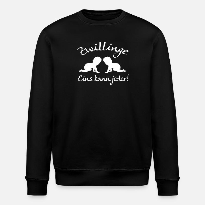 Twins, on peut toujours! - Sweat bio ROLLER Stanley/Stella Unisexe - noir